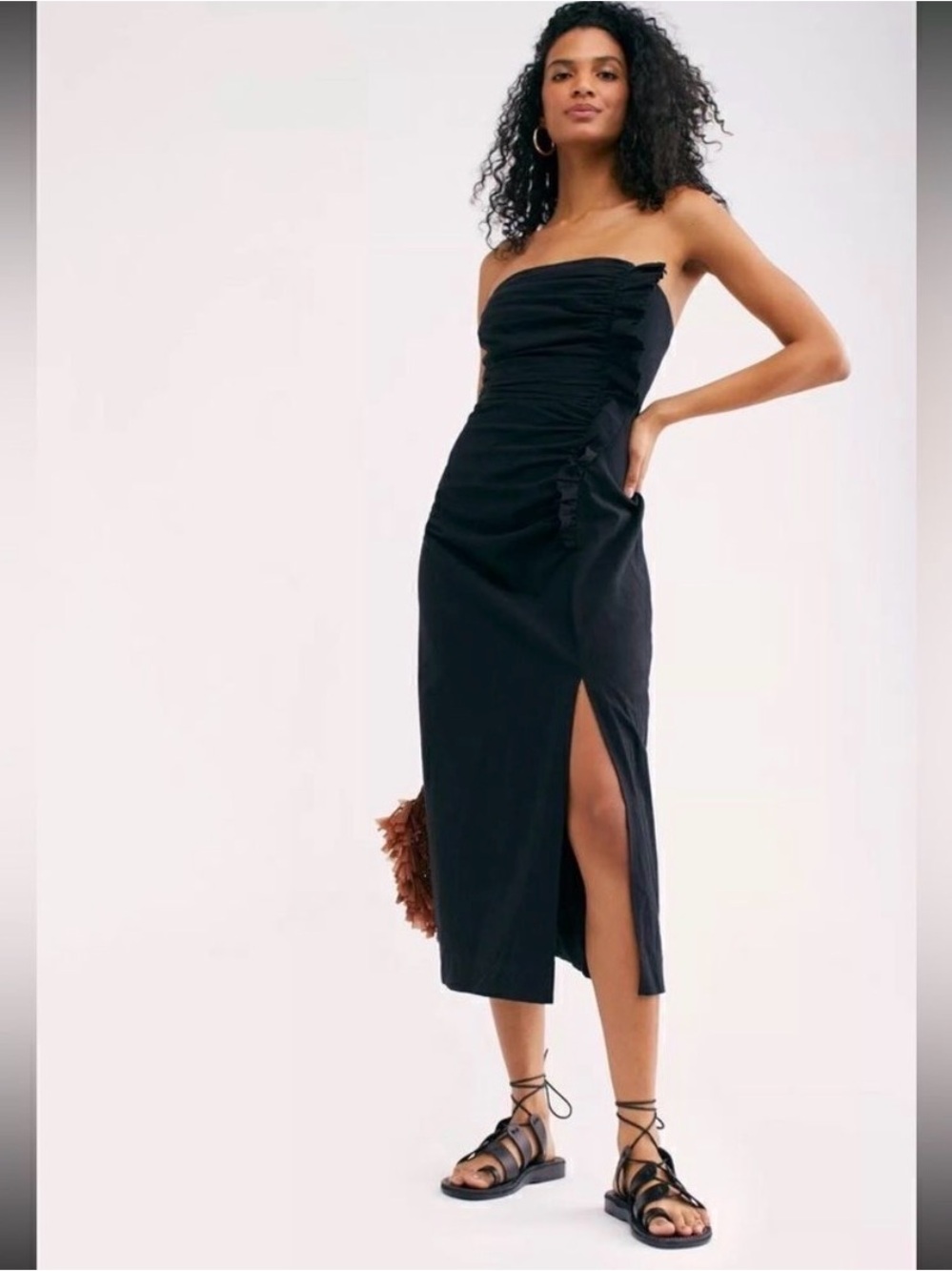 NWT FREE PEOPLE ENDLESS SUMMER A STATEMENT MIDI DRESS